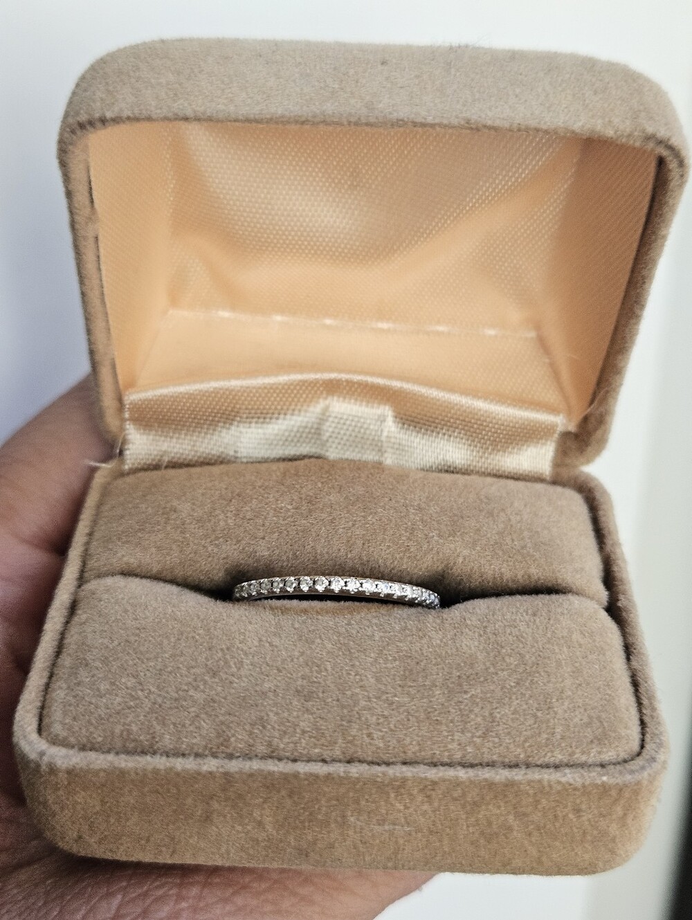 Sterling Silver Eternity Band Ring Size 6